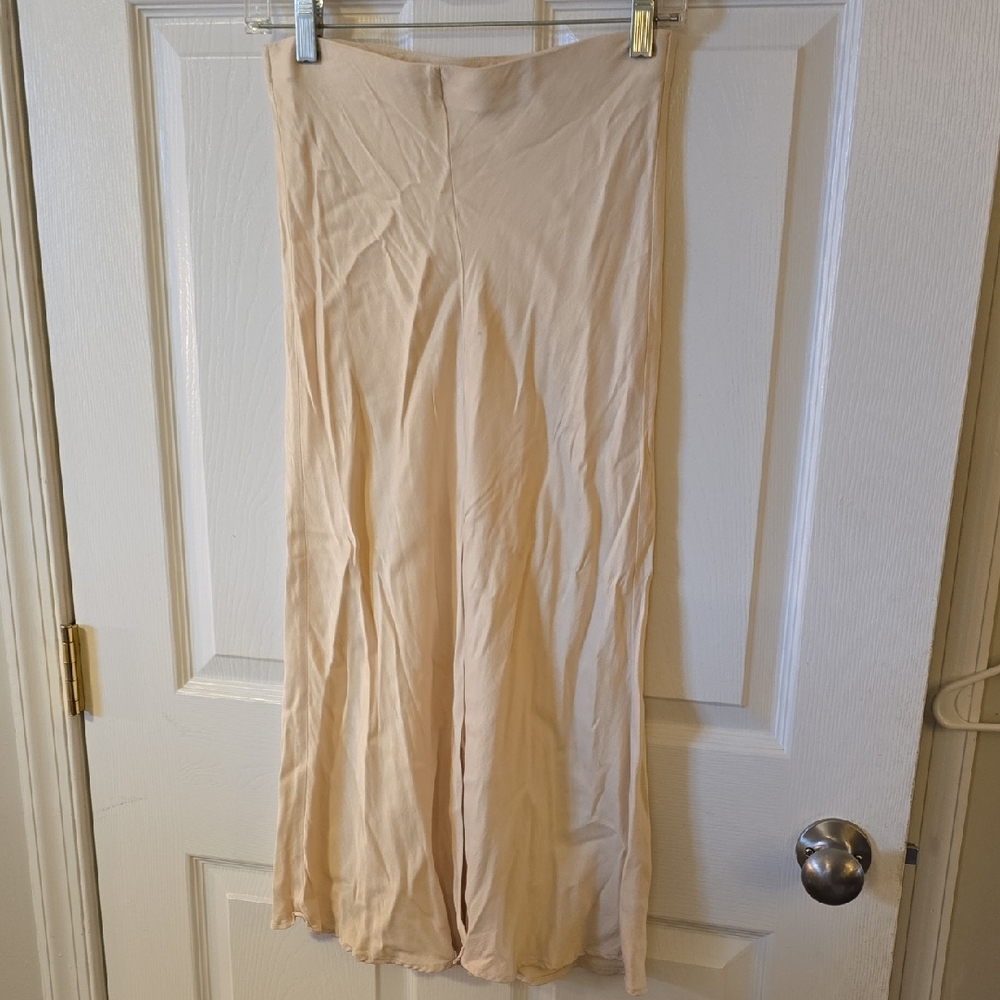 Zara Cream MAXI Skirt